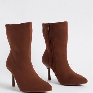 Torrid Stilleto Brown Boot Size 11W
